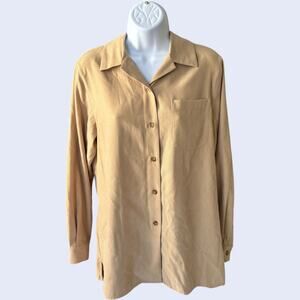 Crazy Horse S Classic Button-Up Shirt Tan Regular